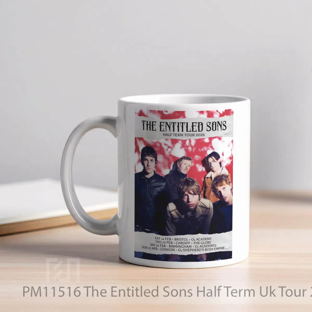 Mug The Entitled Sons Half Term Uk Tour 2026 MPM11516 - All-side / Desain