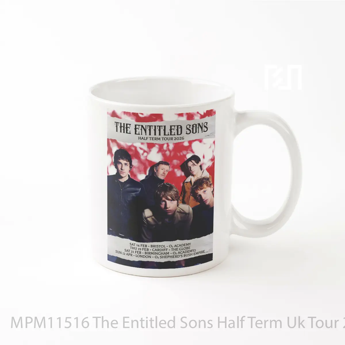 Mug The Entitled Sons Half Term Uk Tour 2026 MPM11516