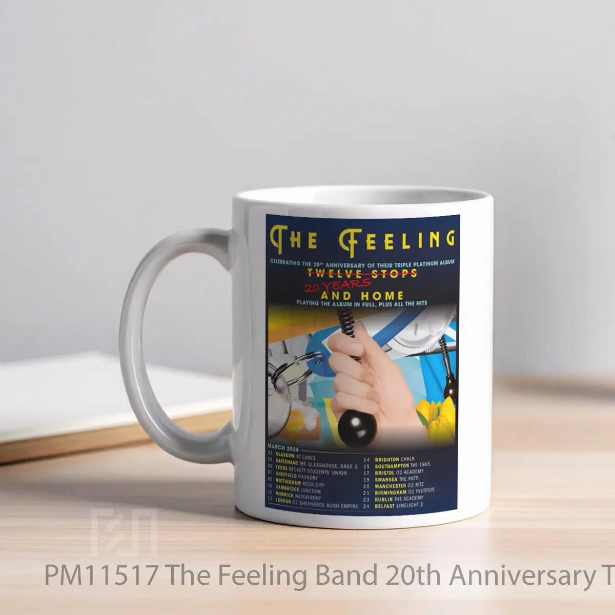 Mug The Feeling Band 20th Anniversary Twelve Stops U MPM11517 - All-side / Desain