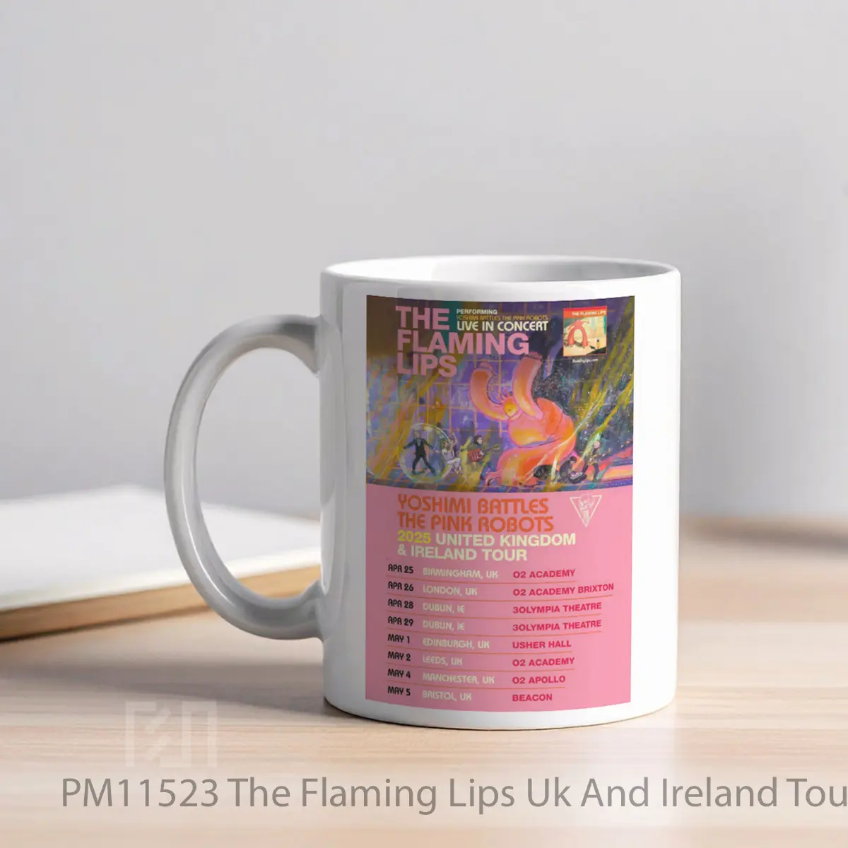 Mug The Flaming Lips Uk And Ireland Tour 2025 MPM11523 - All-side / Desain