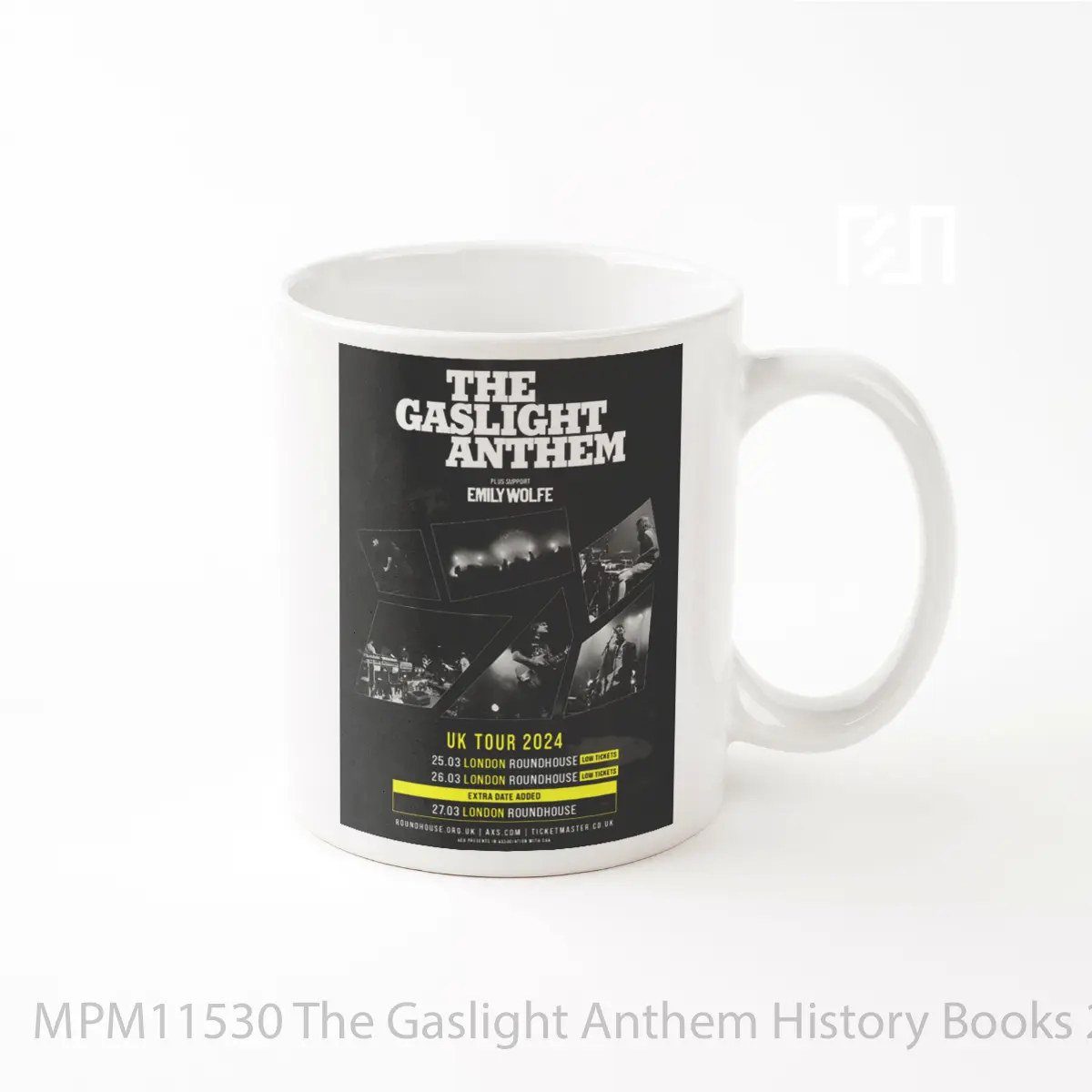 Mug The Gaslight Anthem History Books 2024 Uk Tour MPM11530