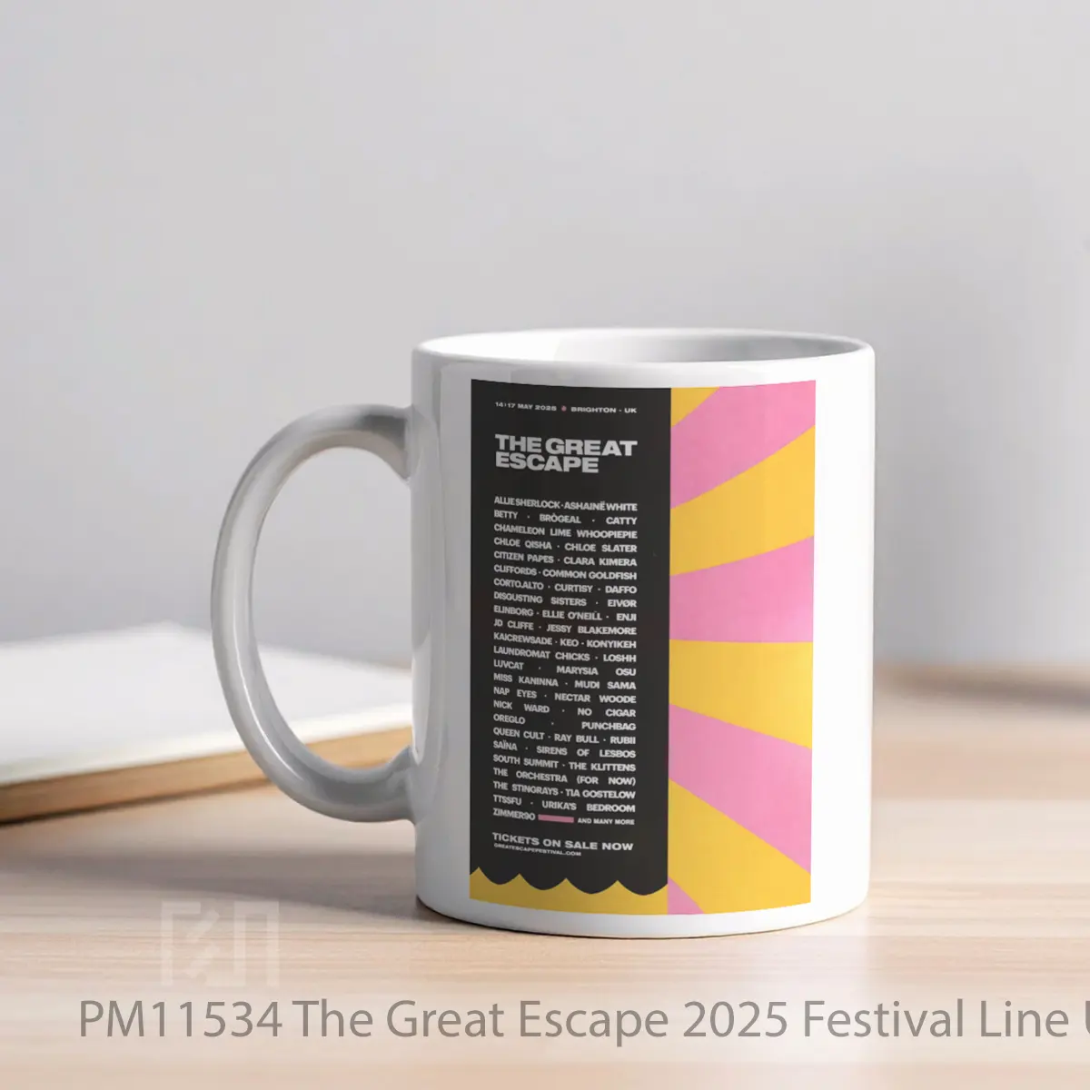 Mug The Great Escape 2025 Festival Line Up MPM11534 - All-side / Desain