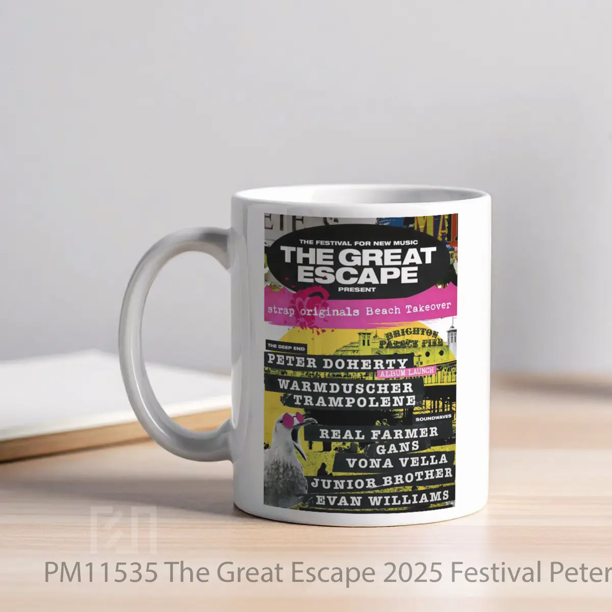 Mug The Great Escape 2025 Festival Peter Doherty Line MPM11535 - All-side / Desain
