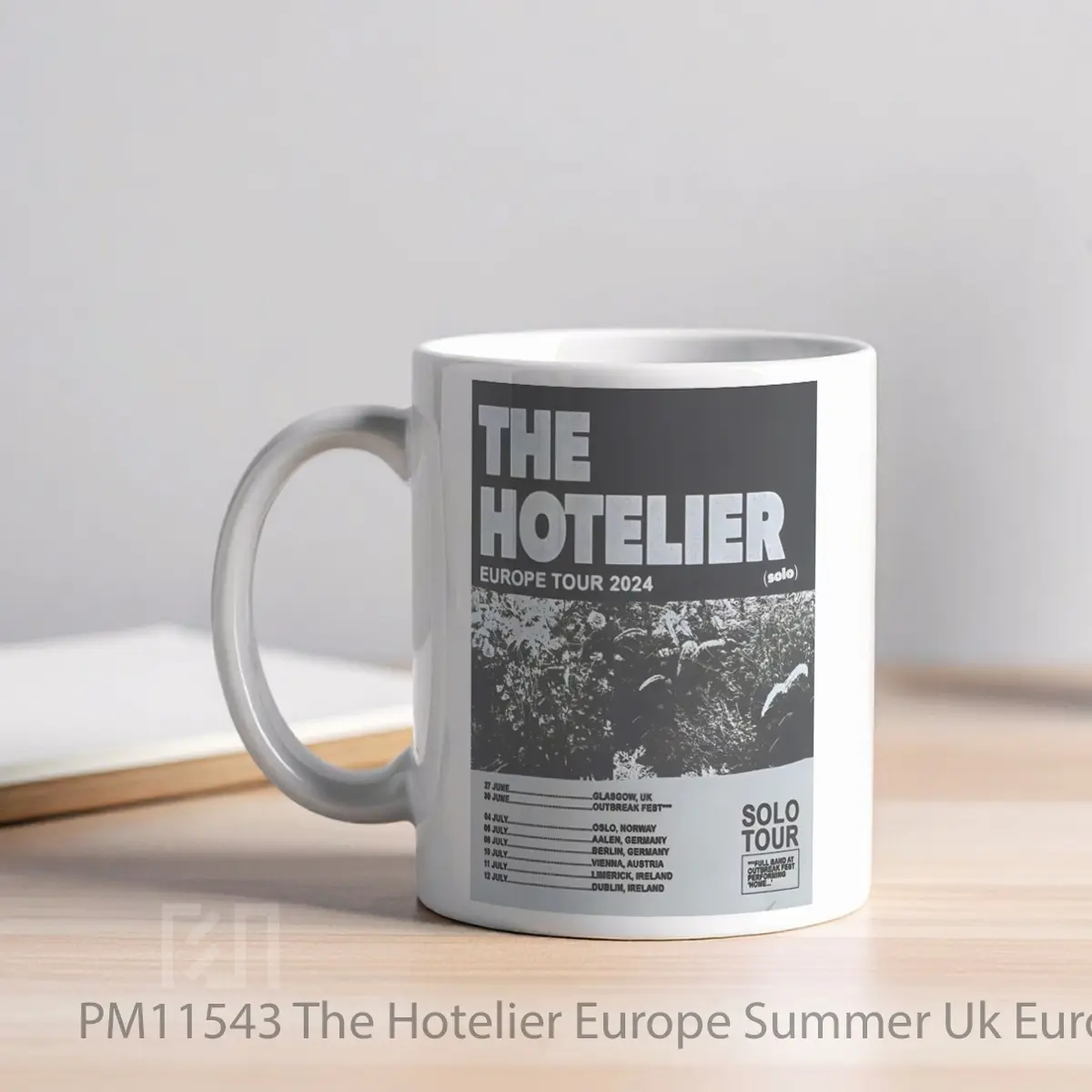 Mug The Hotelier Europe Summer Uk Europe 2024 Tour P MPM11543 - All-side / Desain