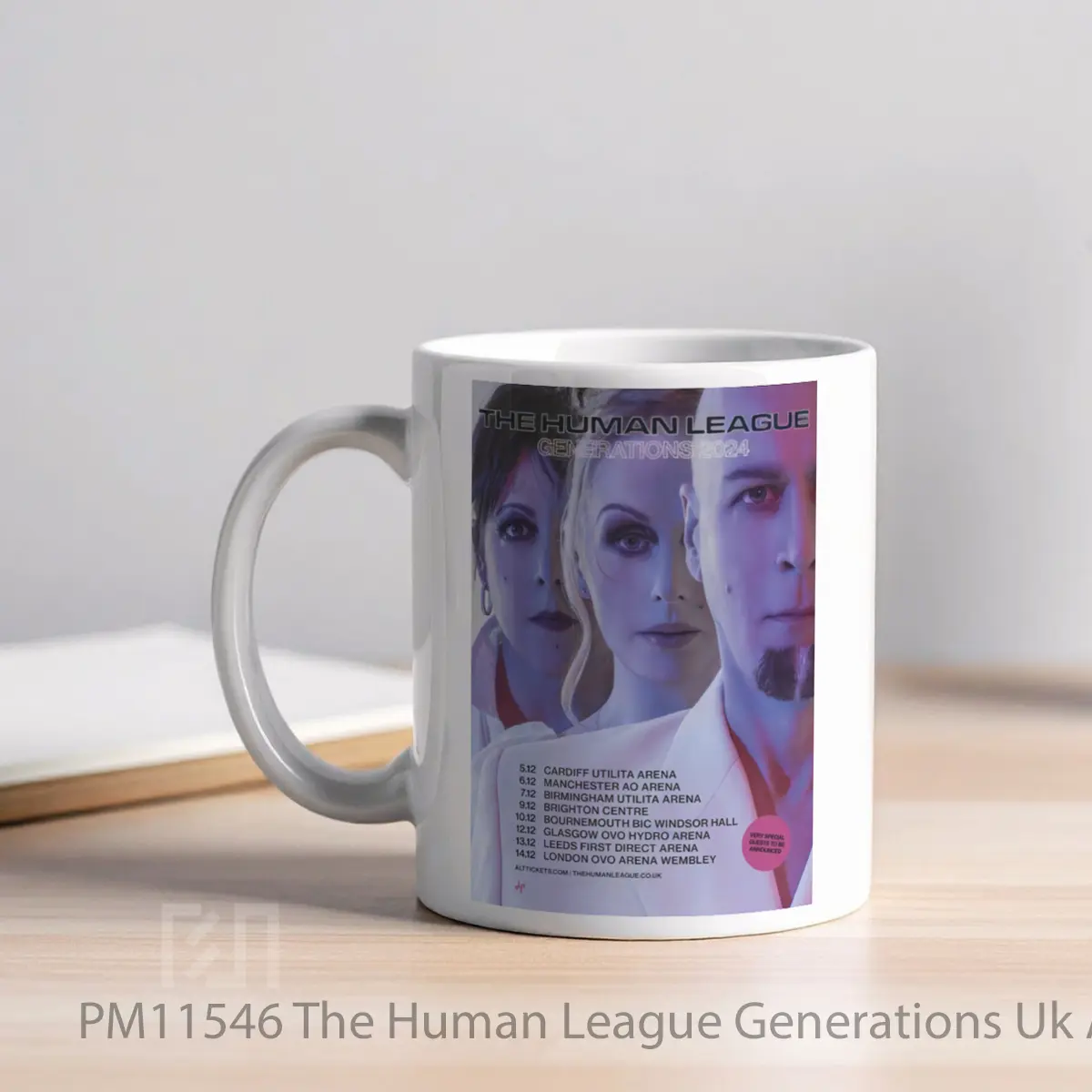 Mug The Human League Generations Uk Arena Tour 2024 MPM11546 - All-side / Desain