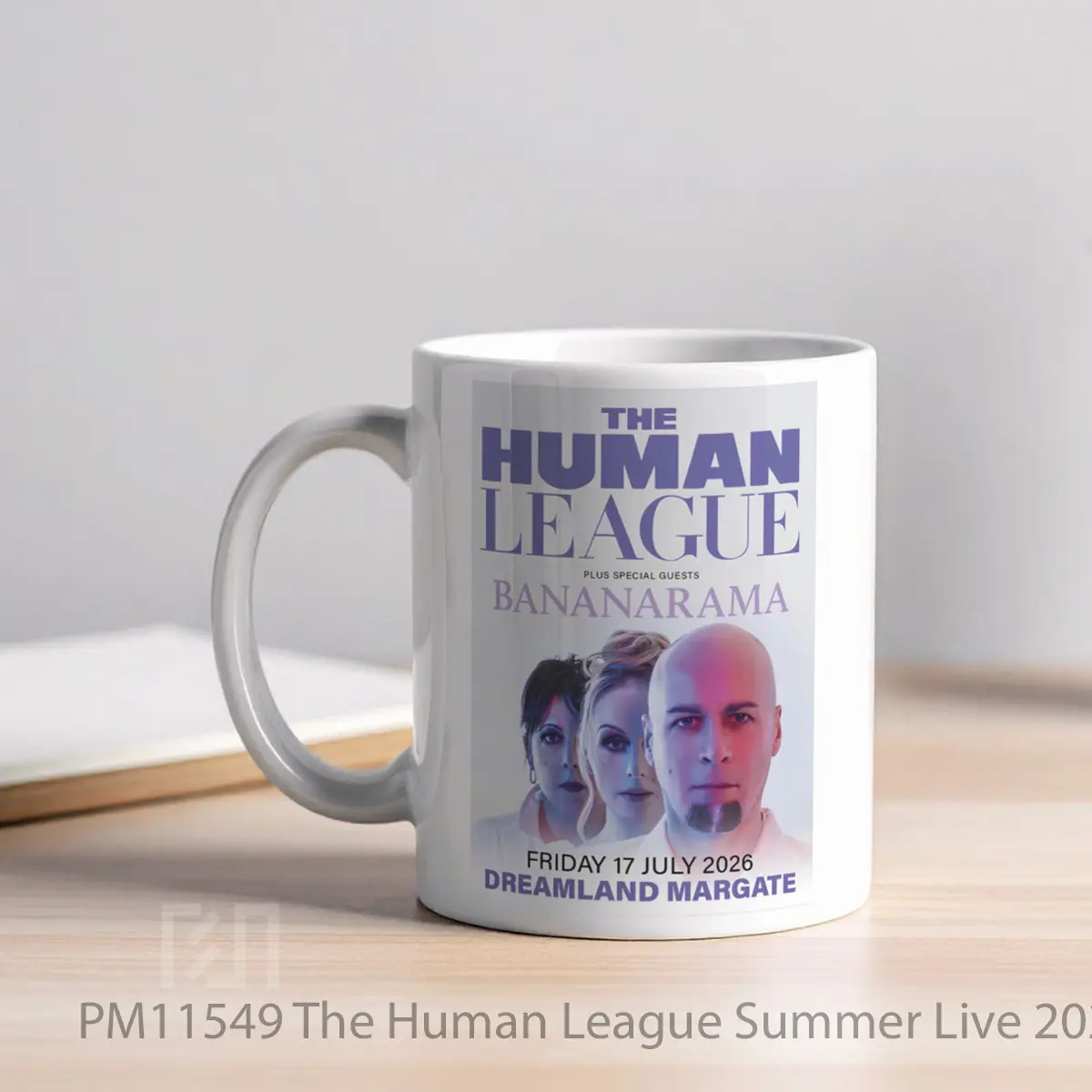 Mug The Human League Summer Live 2026 Uk Tour Dreamland Margate MPM11549 - All-side / Desain