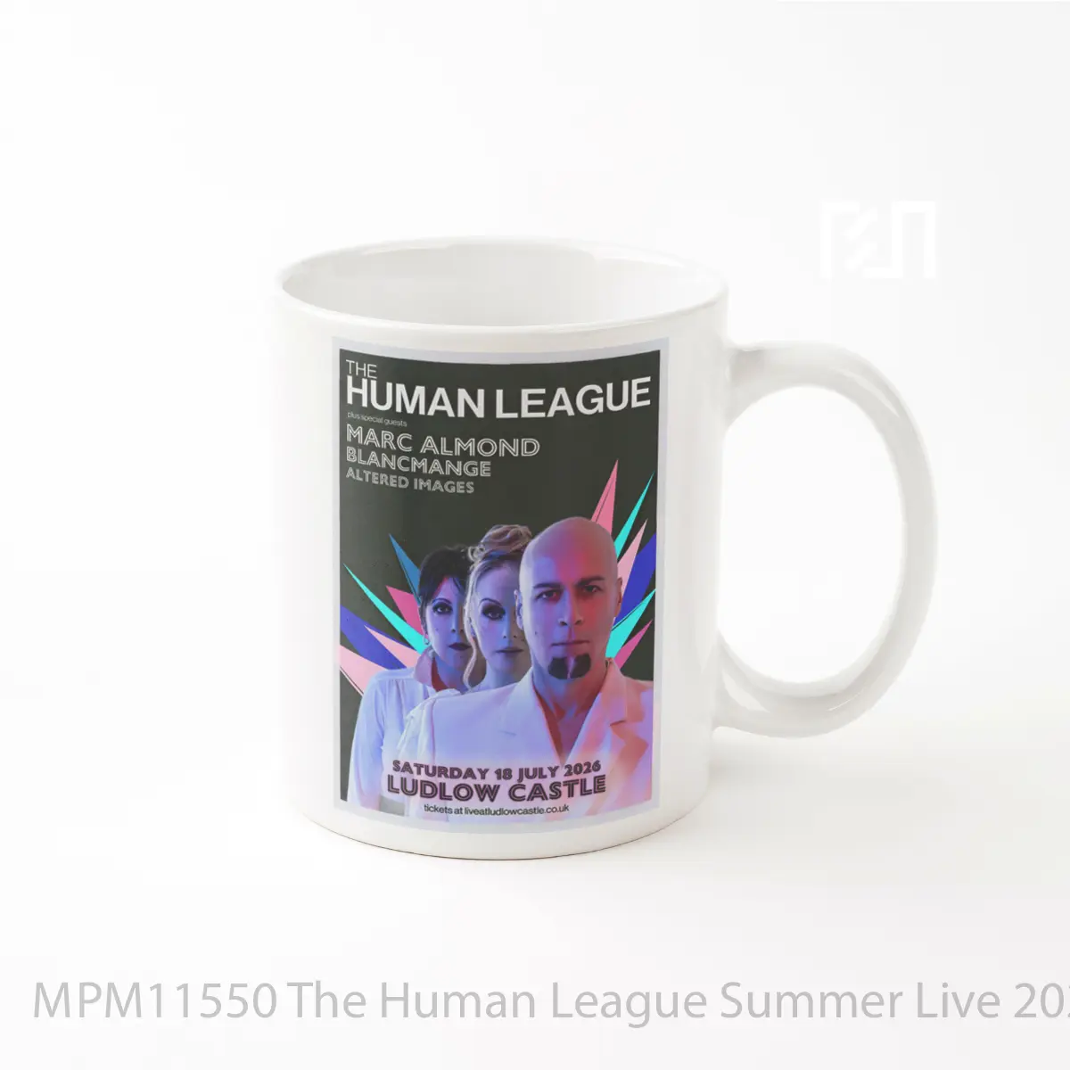 Mug The Human League Summer Live 2026 Uk Tour Ludlow Castle MPM11550