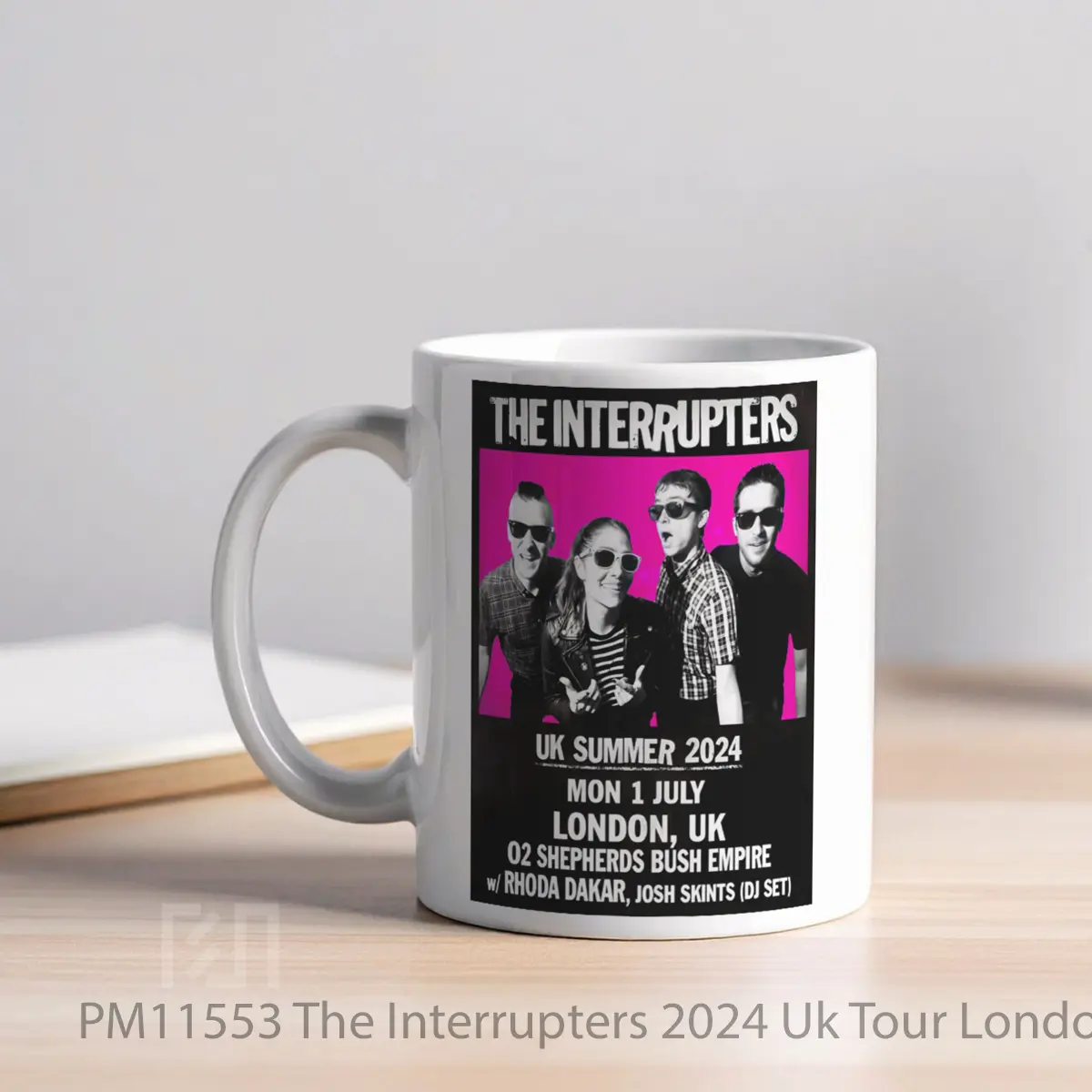 Mug The Interrupters 2024 Uk Tour London MPM11553 - All-side / Desain
