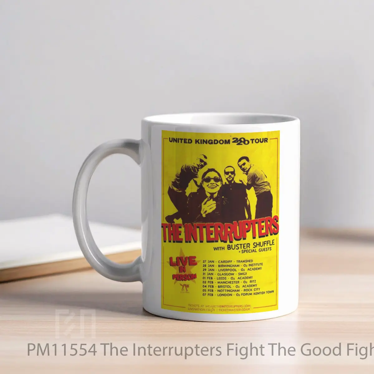 Mug The Interrupters Fight The Good Fight Uk Tour 2020 MPM11554 - All-side / Desain