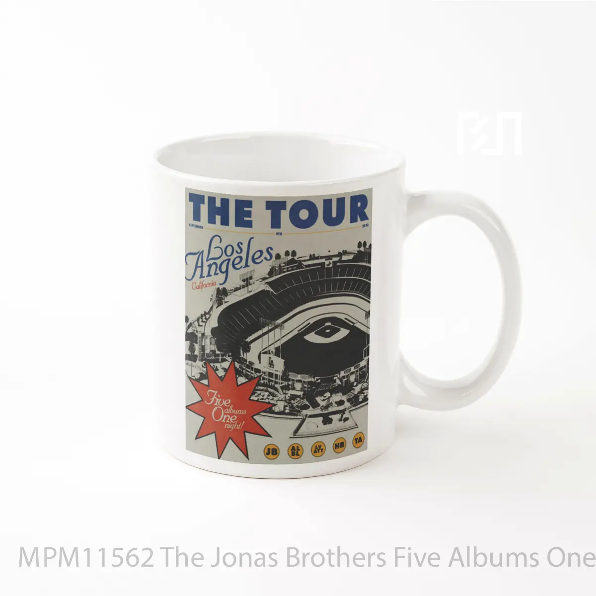 Mug The Jonas Brothers Five Albums One Night World Tour 2023 Los Angeles Dodgers Stadium MPM11562