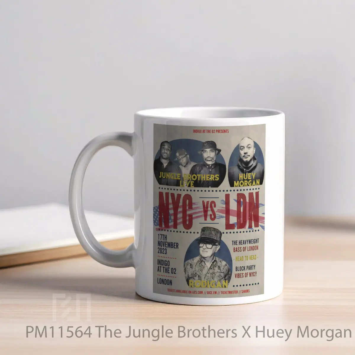 Mug The Jungle Brothers X Huey Morgan MPM11564 - All-side / Desain