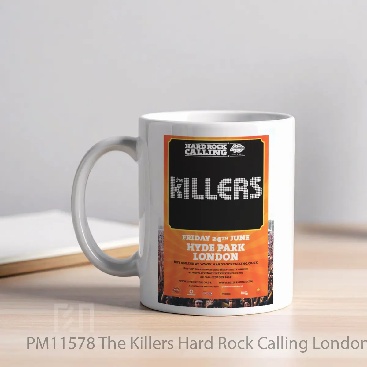 Mug The Killers Hard Rock Calling London Hyde Park 2011 MPM11578 - All-side / Desain