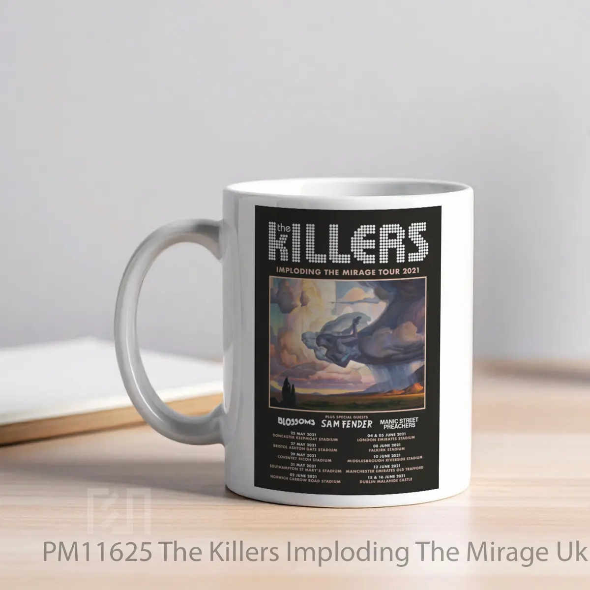 Mug The Killers Imploding The Mirage Uk Tour 2021 MPM11625 - All-side / Desain