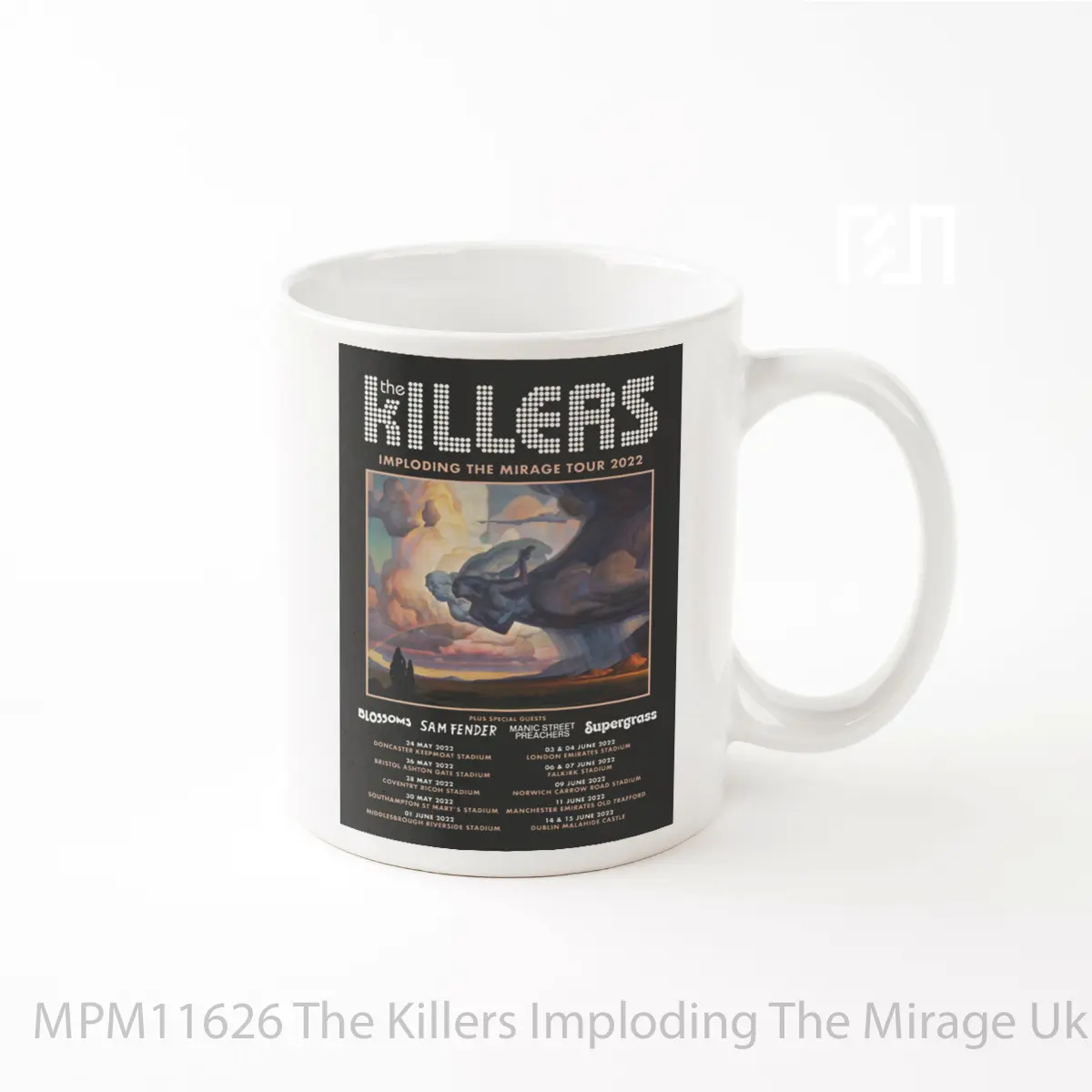 Mug The Killers Imploding The Mirage Uk Tour 2022 Variant MPM11626