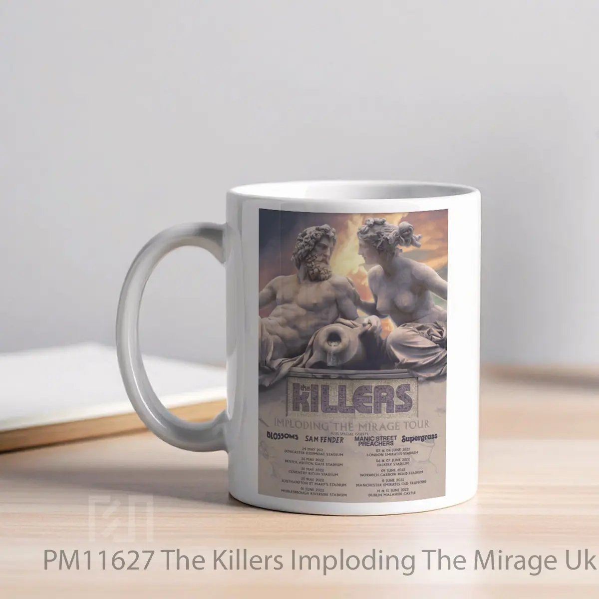 Mug The Killers Imploding The Mirage Uk Tour 2022 MPM11627 - All-side / Desain