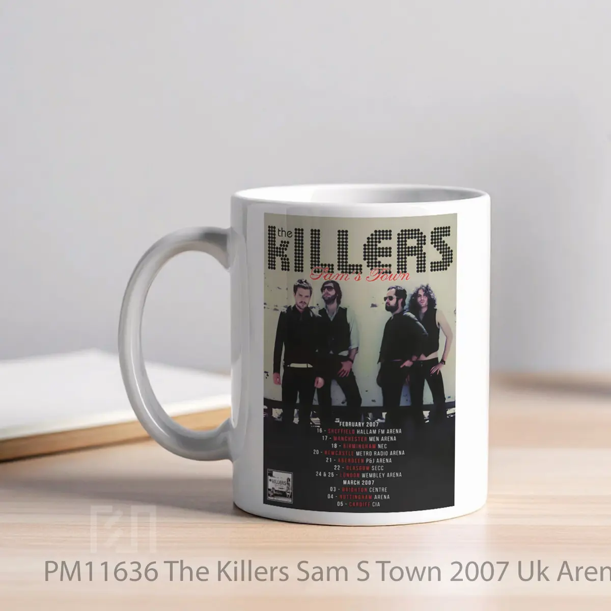 Mug The Killers Sam S Town 2007 Uk Arena Tour MPM11636 - All-side / Desain