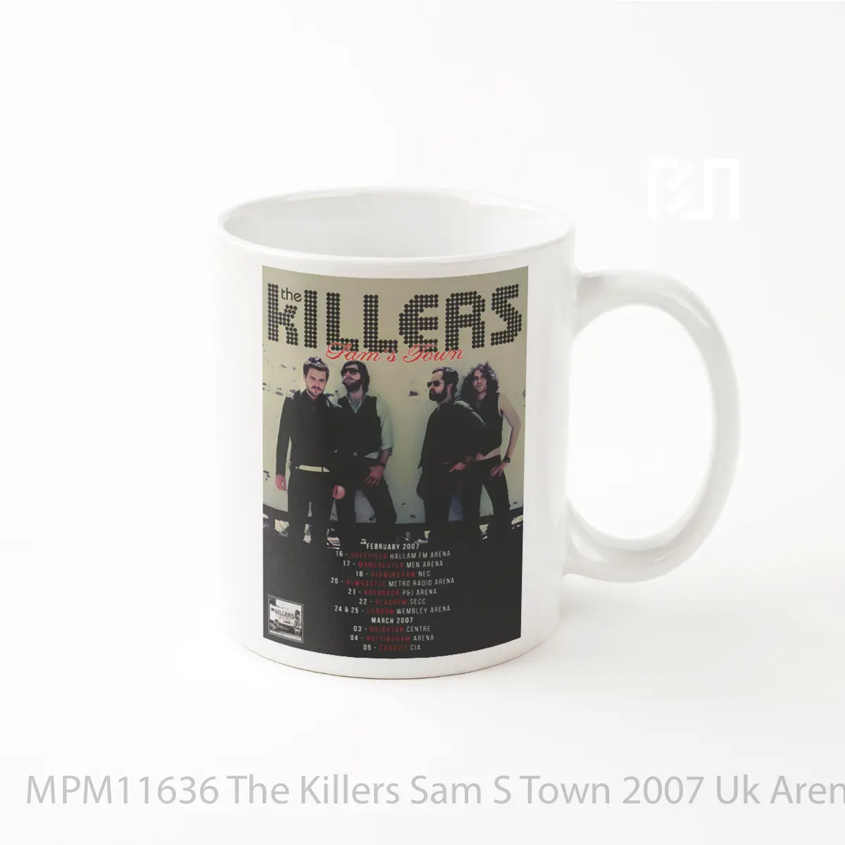 Mug The Killers Sam S Town 2007 Uk Arena Tour MPM11636