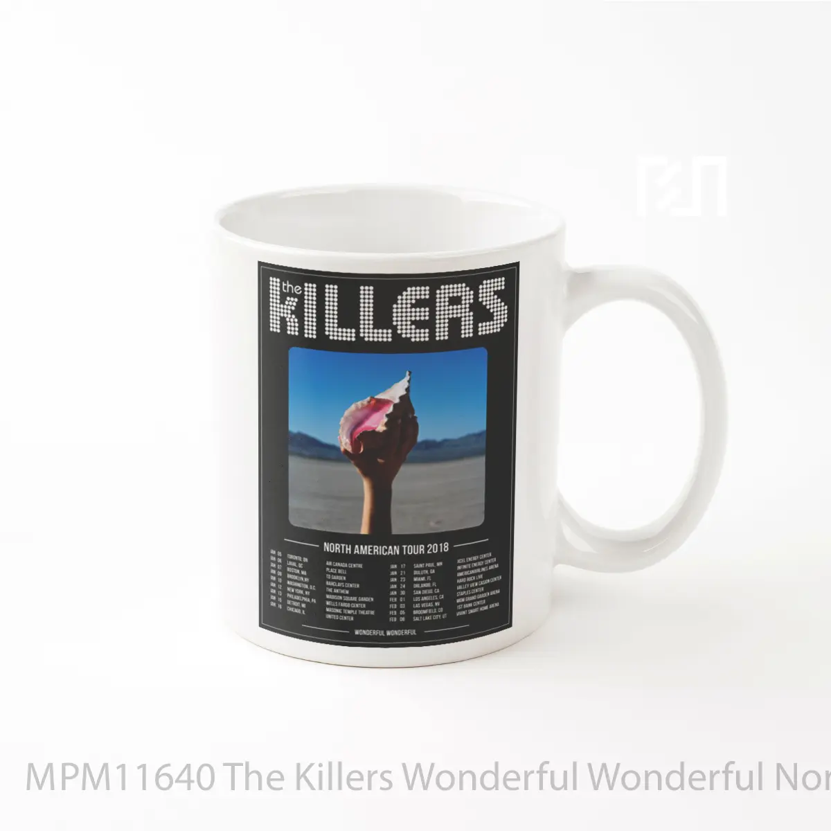 Mug The Killers Wonderful Wonderful North America Tour 2018 MPM11640