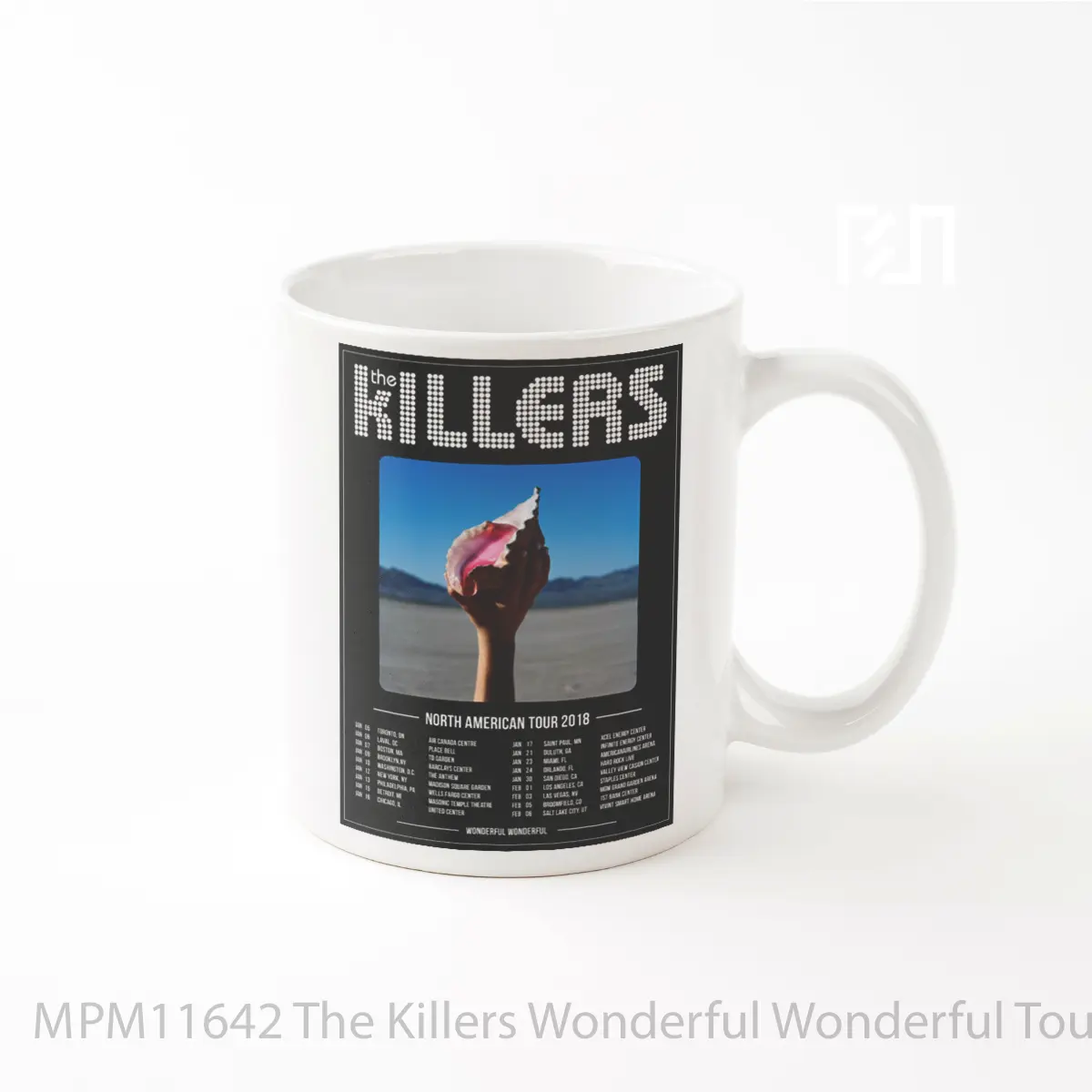 Mug The Killers Wonderful Wonderful Tour 2018 North America MPM11642
