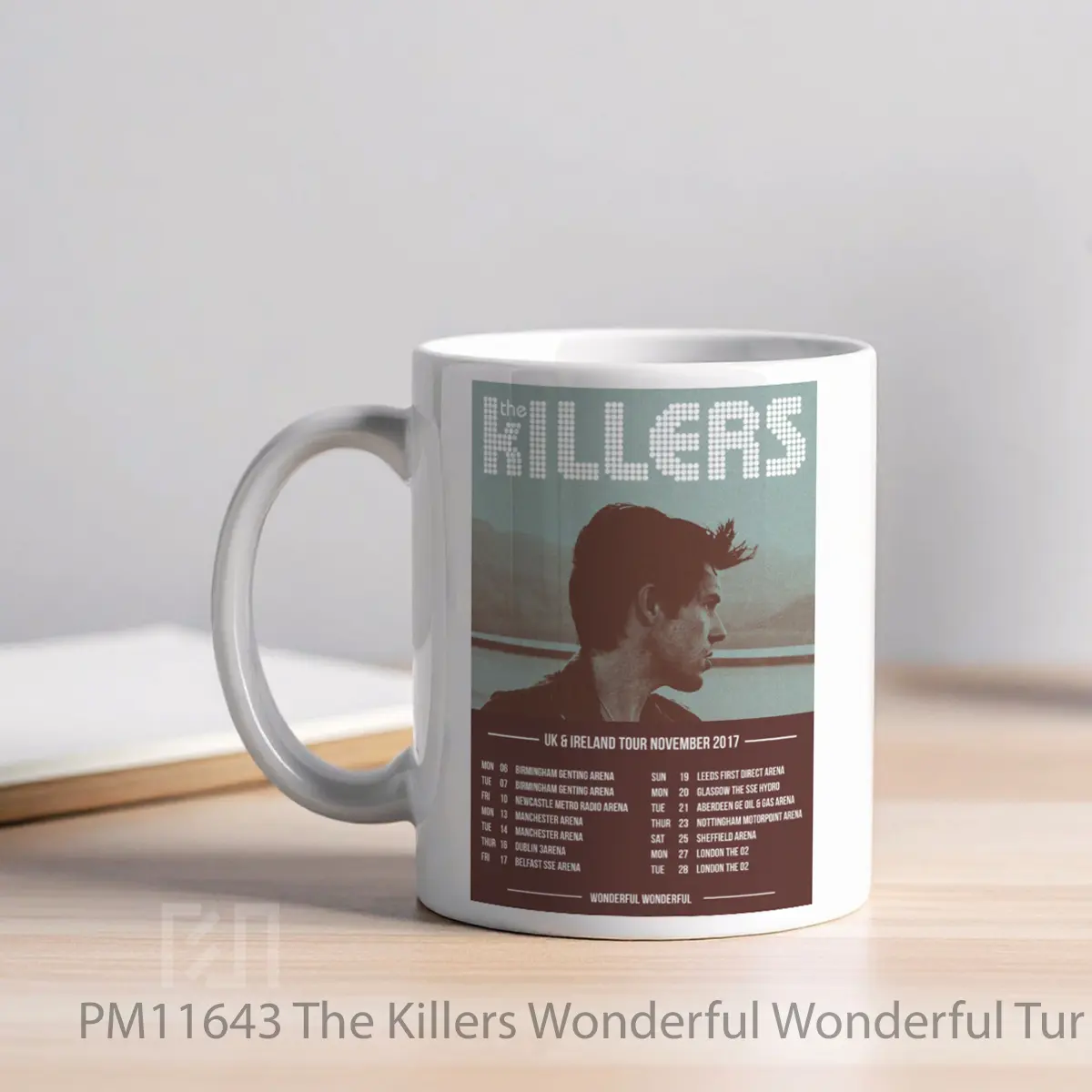 Mug The Killers Wonderful Wonderful Tur Uk And Ireland 2017 MPM11643 - All-side / Desain