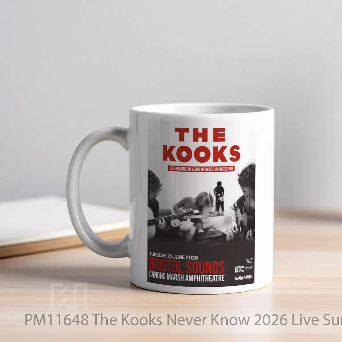 Mug The Kooks Never Know 2026 Live Summer Uk Tour Bristol MPM11648 - All-side / Desain