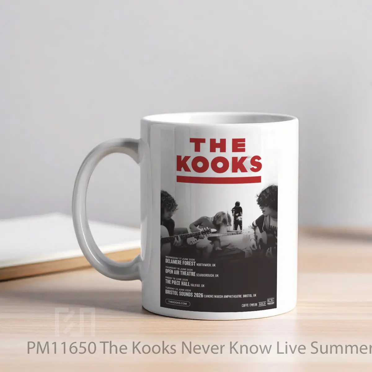 Mug The Kooks Never Know Live Summer Uk Tour 2026 MPM11650 - All-side / Desain