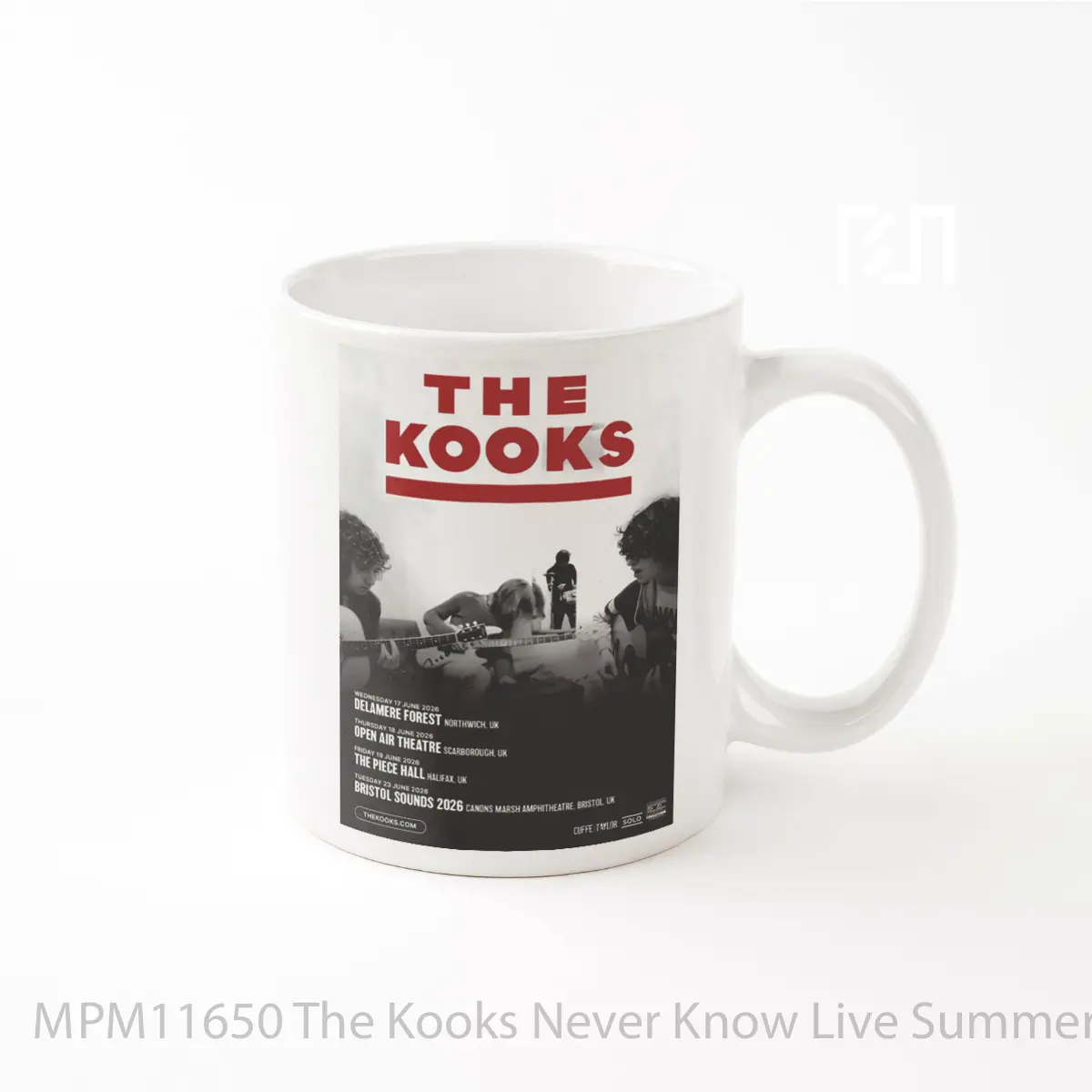 Mug The Kooks Never Know Live Summer Uk Tour 2026 MPM11650