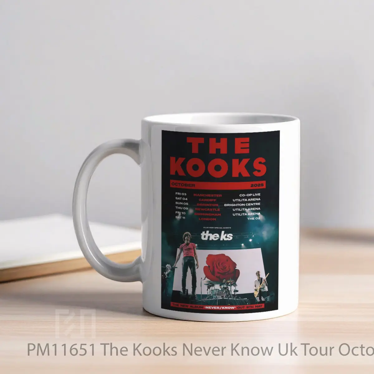 Mug The Kooks Never Know Uk Tour October 2025 MPM11651 - All-side / Desain