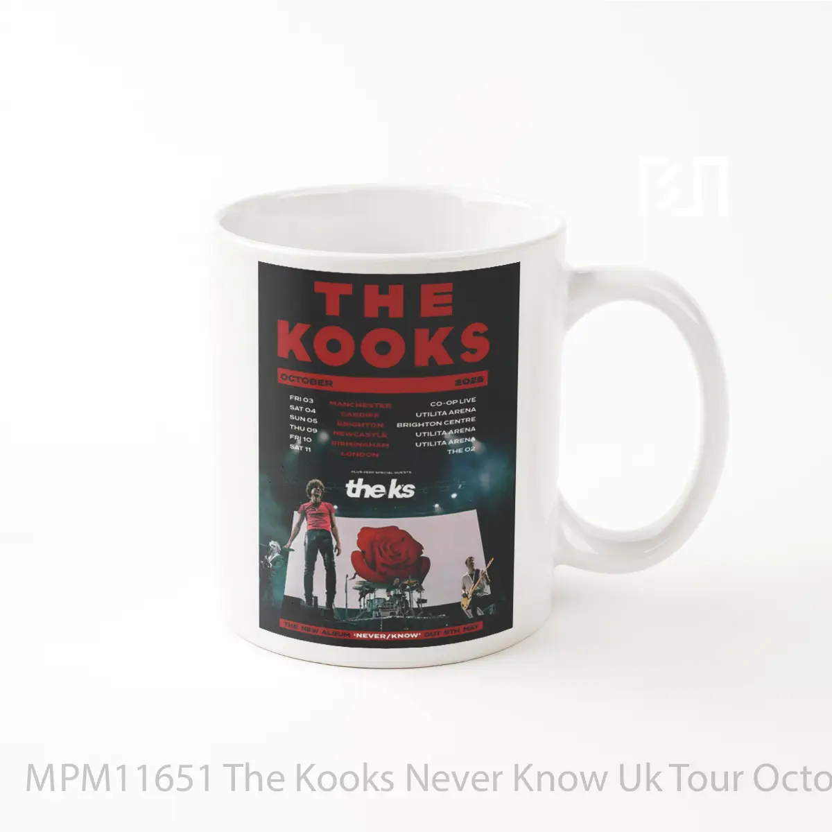 Mug The Kooks Never Know Uk Tour October 2025 MPM11651