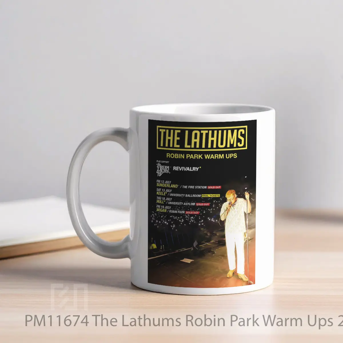 Mug The Lathums Robin Park Warm Ups 2024 Tour MPM11674 - All-side / Desain