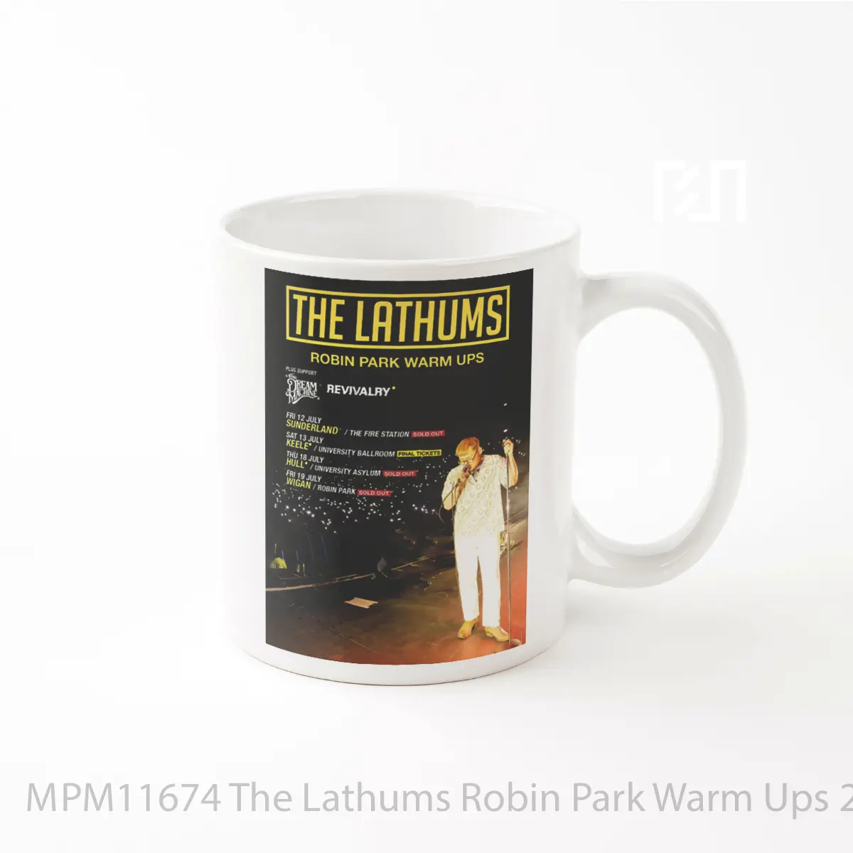 Mug The Lathums Robin Park Warm Ups 2024 Tour MPM11674
