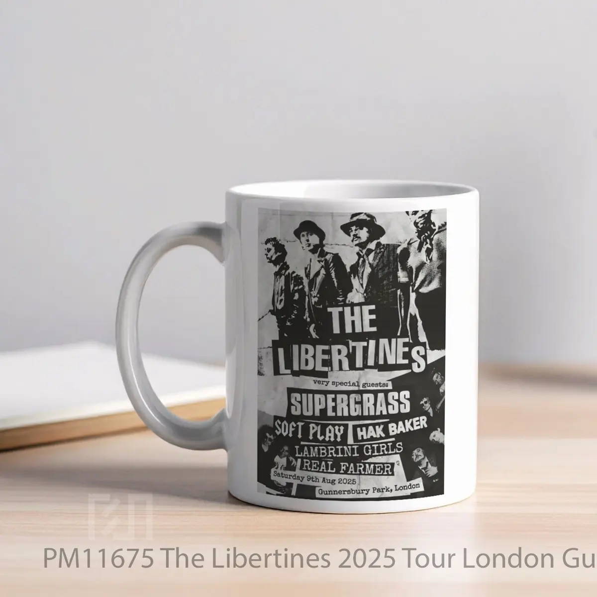 Mug The Libertines 2025 Tour London Gunnersbury Park MPM11675 - All-side / Desain