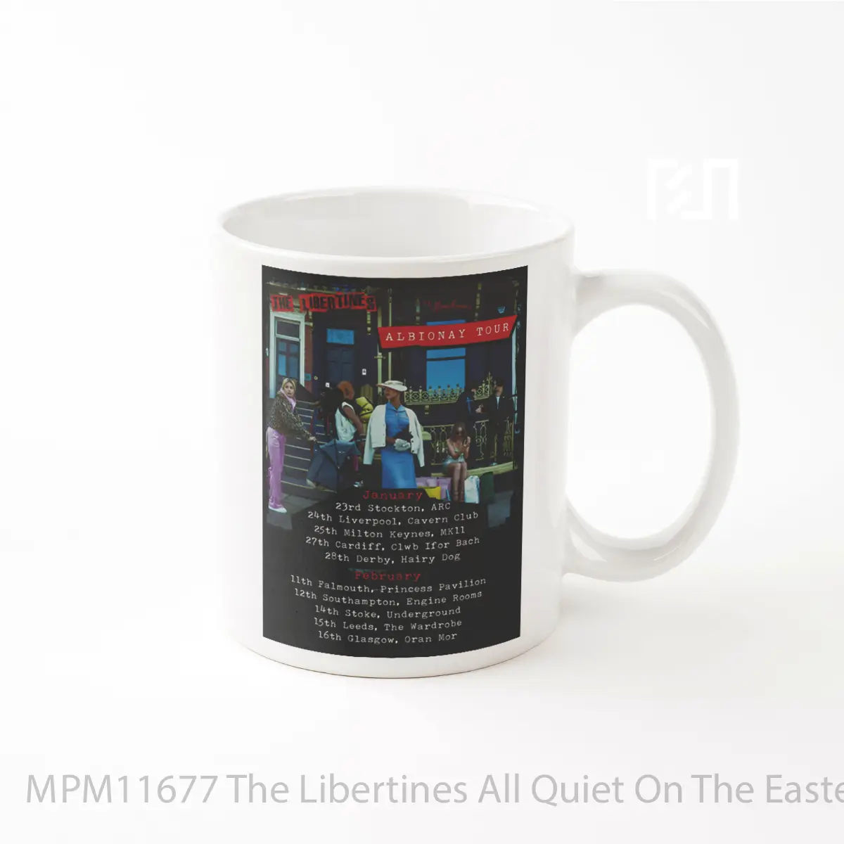 Mug The Libertines All Quiet On The Eastern Esplanade Uk Tour 2024 MPM11677