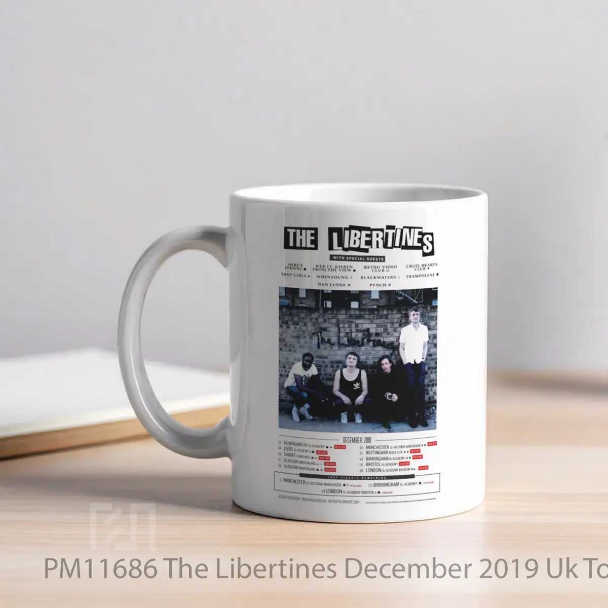 Mug The Libertines December 2019 Uk Tour MPM11686 - All-side / Desain