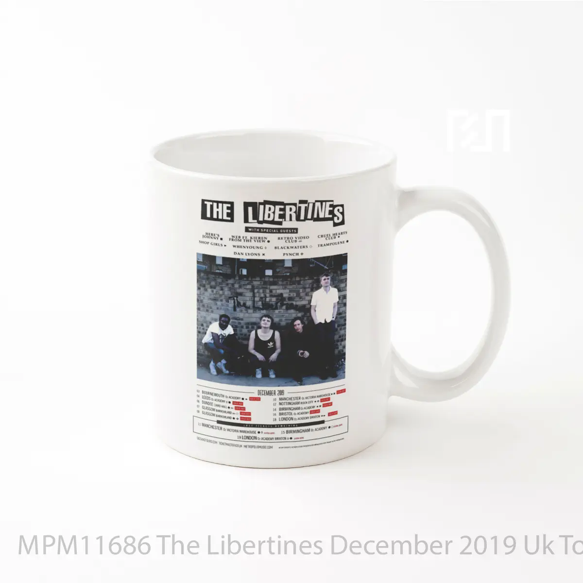 Mug Keramik Premium SNI - Mug The Libertines December 2019 Uk Tour MPM11686