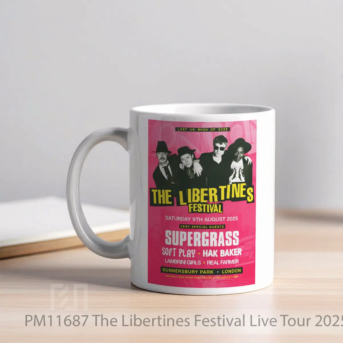 Mug The Libertines Festival Live Tour 2025 London Gunnersbury Park MPM11687 - All-side / Desain