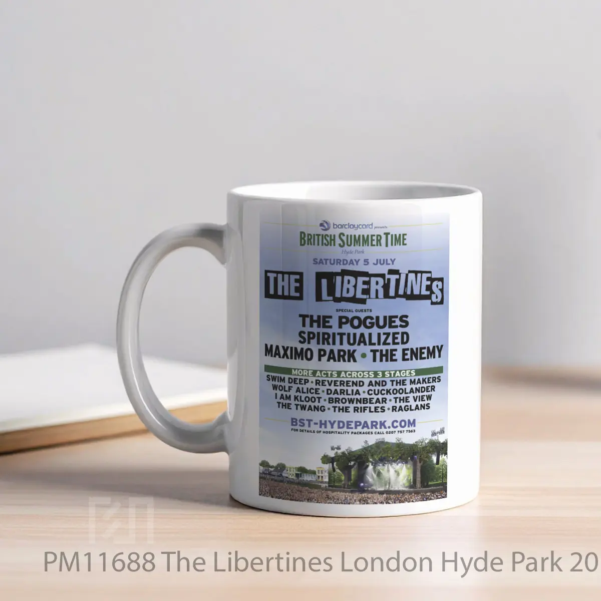 Mug The Libertines London Hyde Park 2014 MPM11688 - All-side / Desain