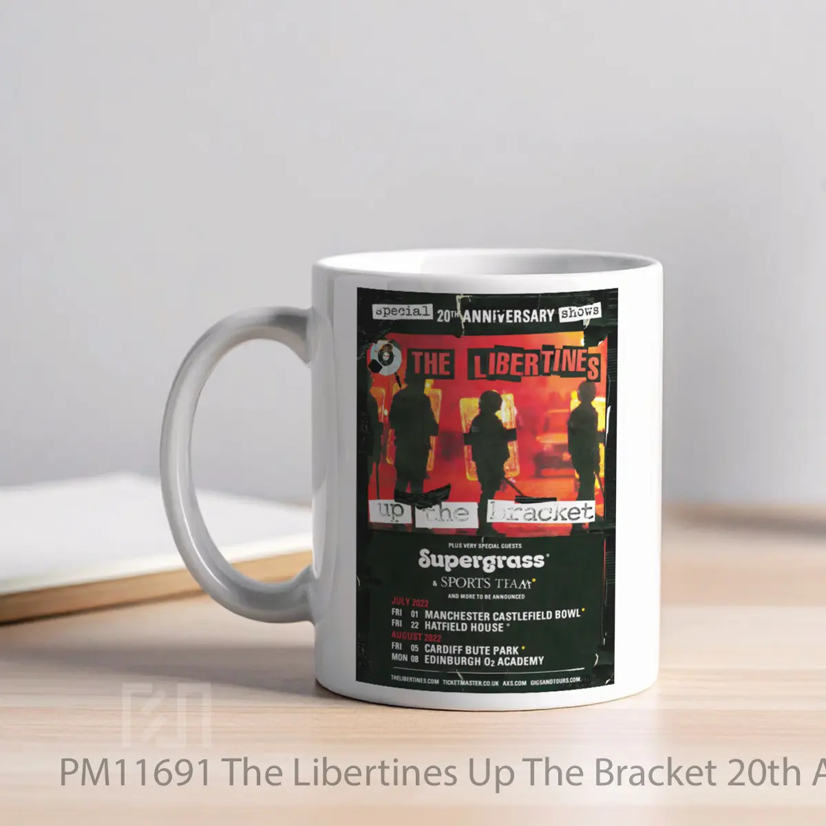 Mug The Libertines Up The Bracket 20th Anniversary Uk Tour 2022 MPM11691 - All-side / Desain