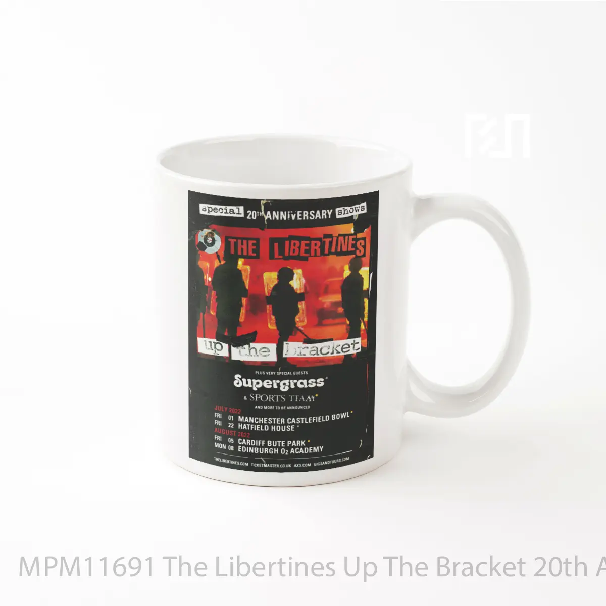 Mug The Libertines Up The Bracket 20th Anniversary Uk Tour 2022 MPM11691