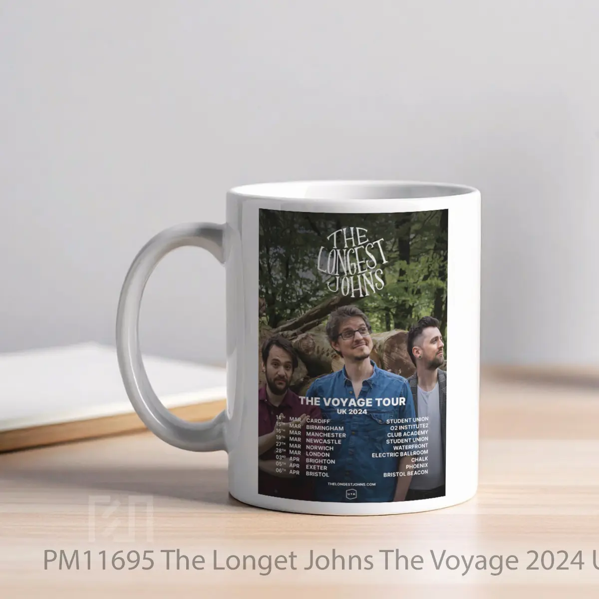 Mug The Longet Johns The Voyage 2024 Uk Tour MPM11695 - All-side / Desain