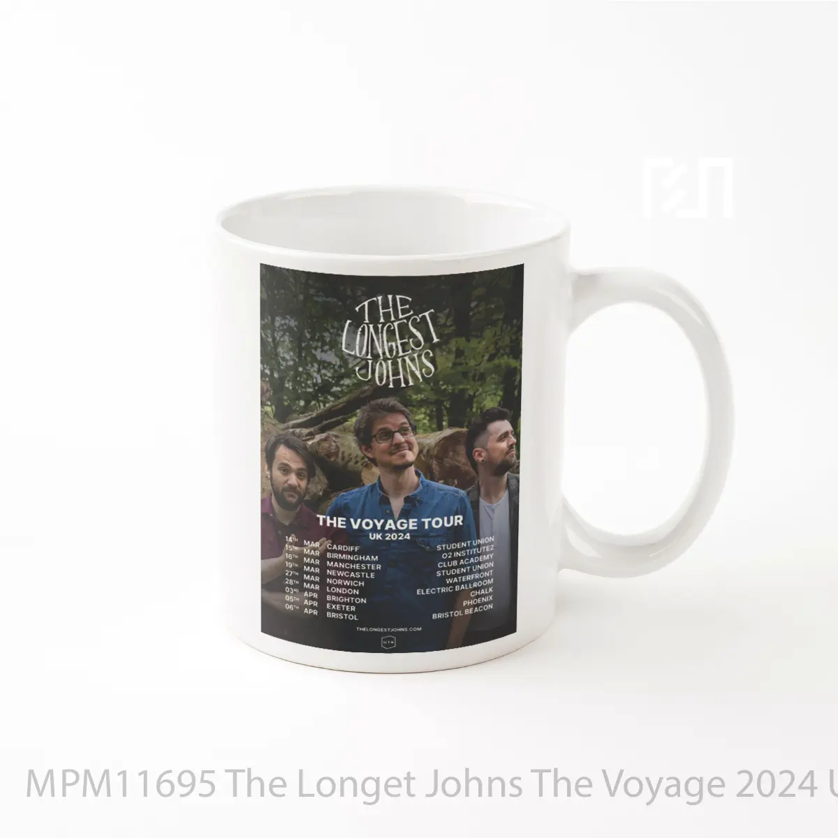Mug The Longet Johns The Voyage 2024 Uk Tour MPM11695