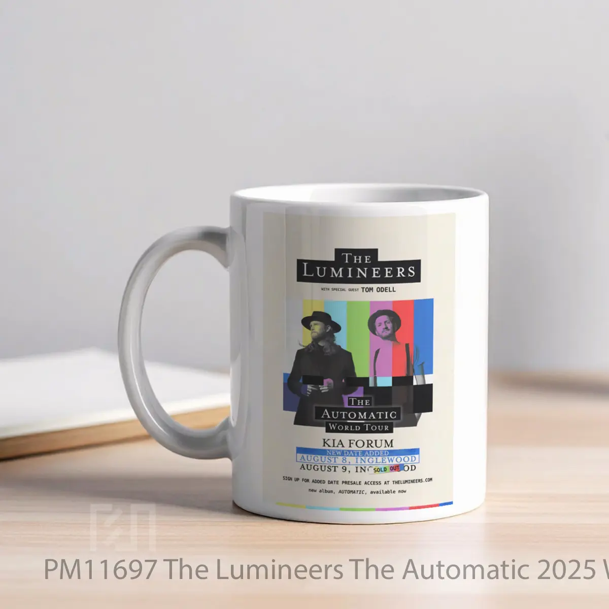Mug The Lumineers The Automatic 2025 World Tour MPM11697 - All-side / Desain