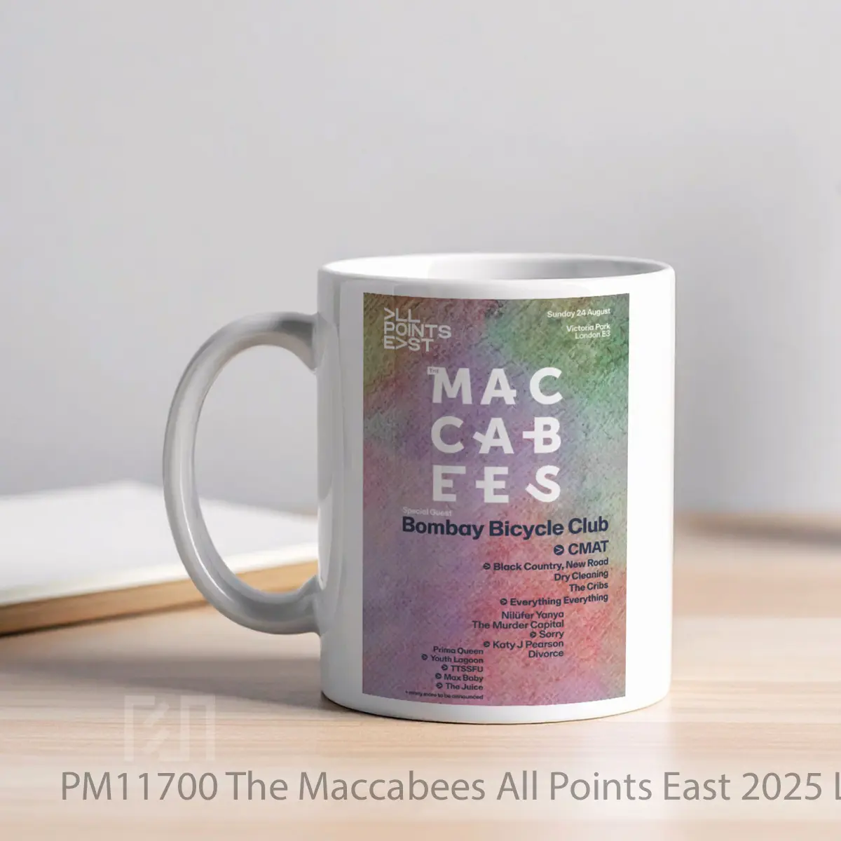 Mug The Maccabees All Points East 2025 London Tour MPM11700 - All-side / Desain