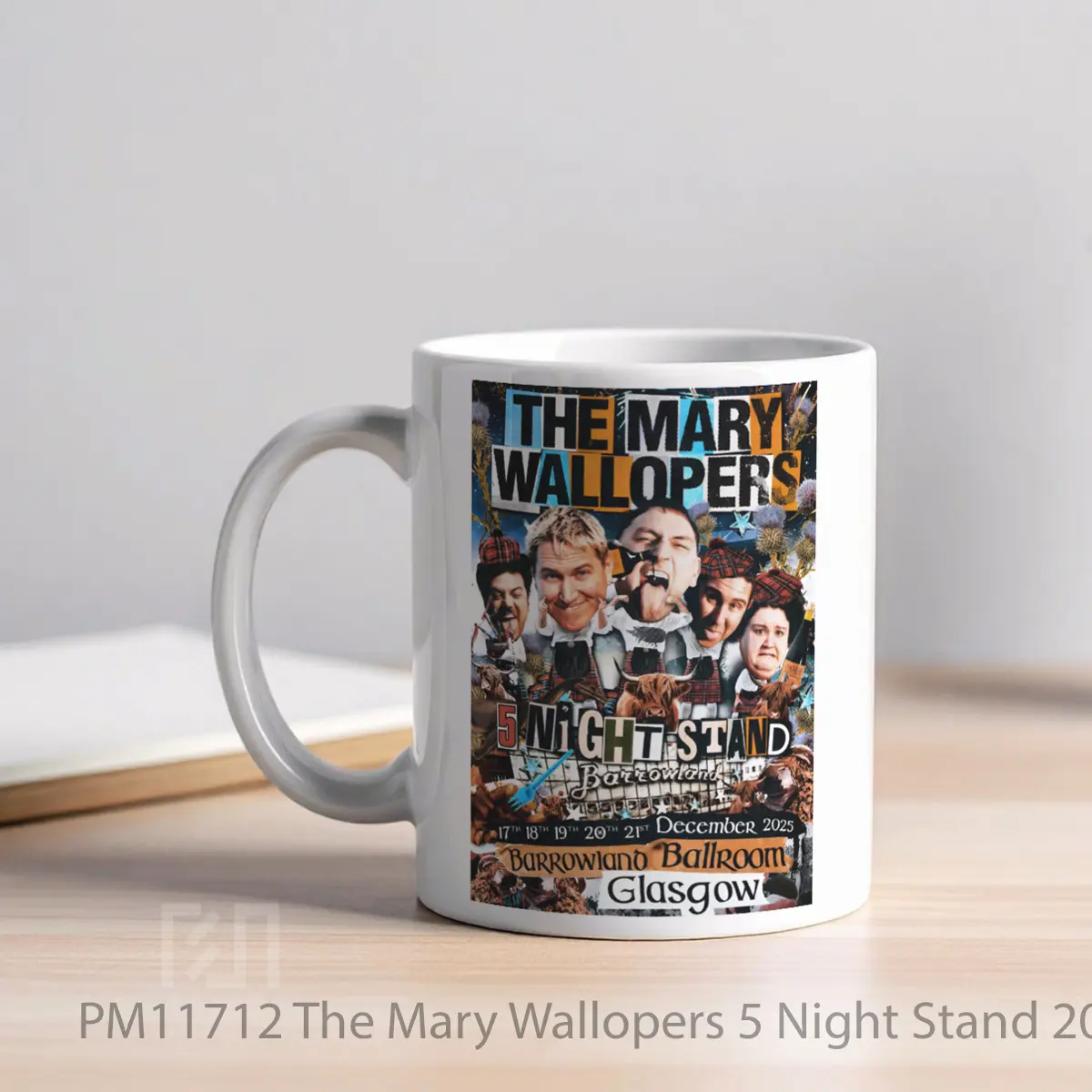 Mug The Mary Wallopers 5 Night Stand 2025 Tour MPM11712 - All-side / Desain