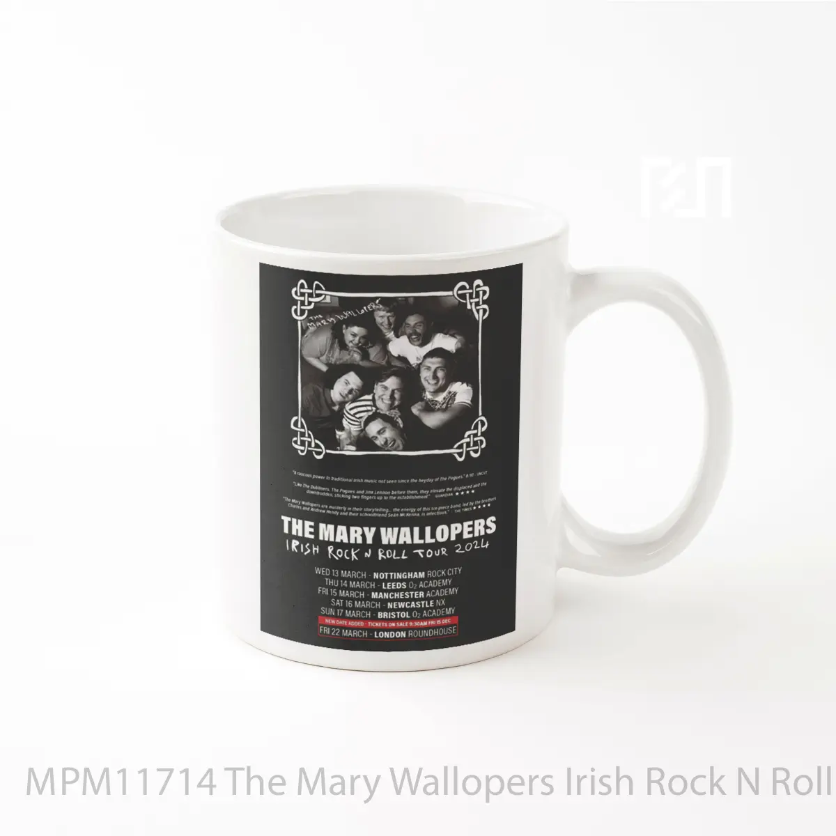 Mug The Mary Wallopers Irish Rock N Roll Tour 2024 MPM11714