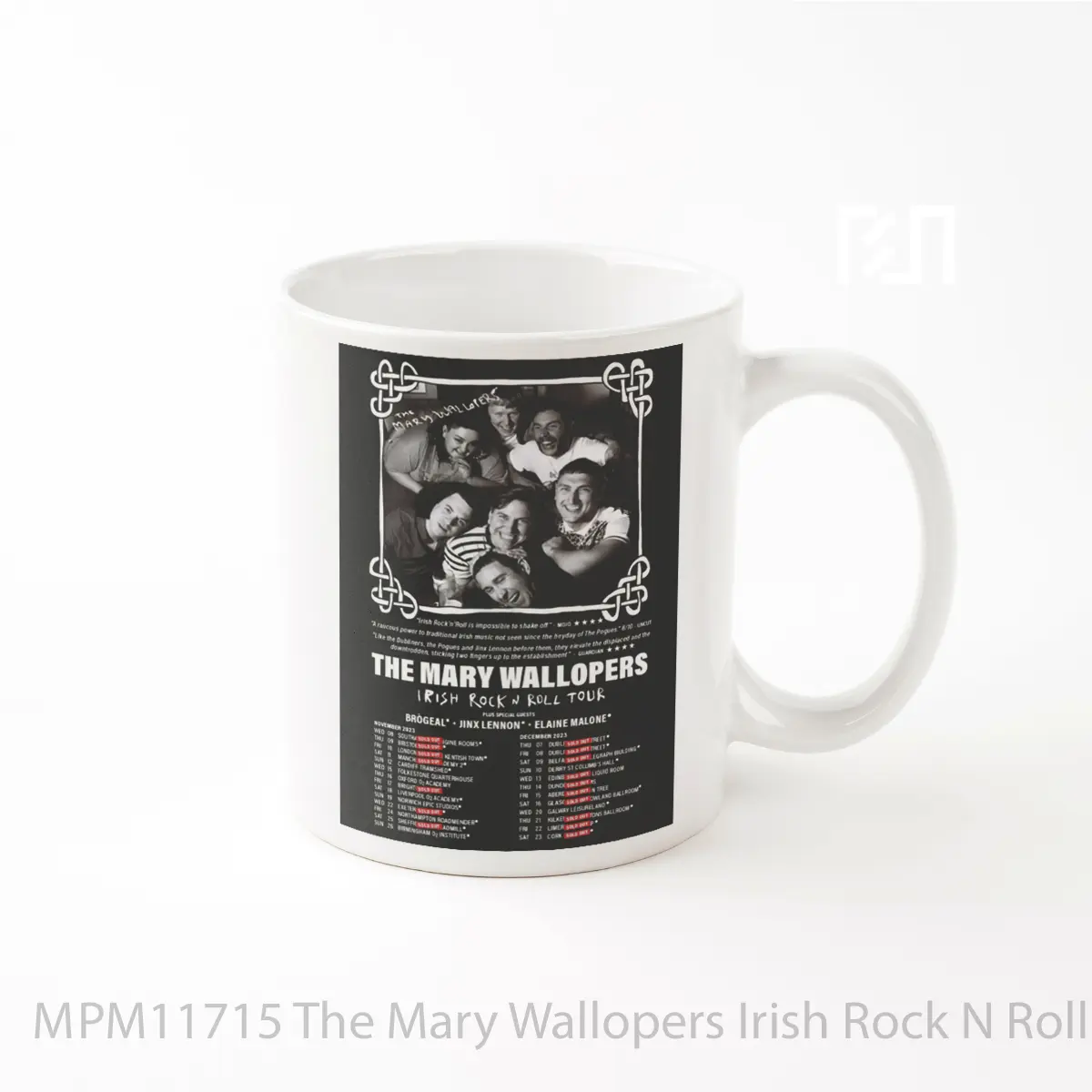 Mug The Mary Wallopers Irish Rock N Roll Uk Tour 2023 MPM11715