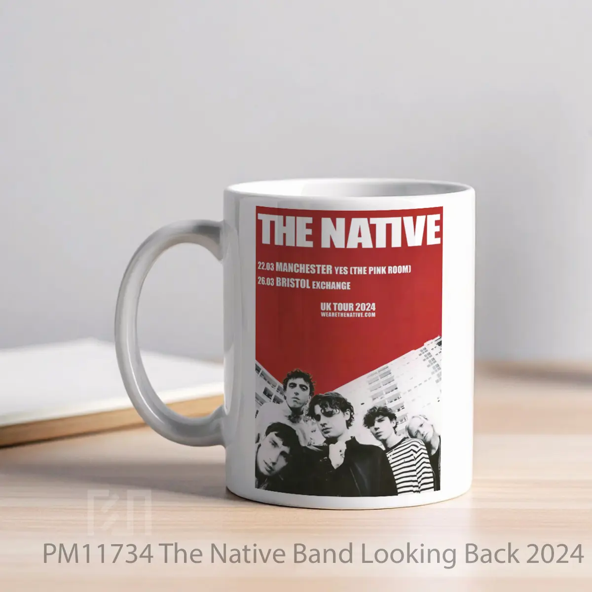 Mug The Native Band Looking Back 2024 Uk Tour MPM11734 - All-side / Desain