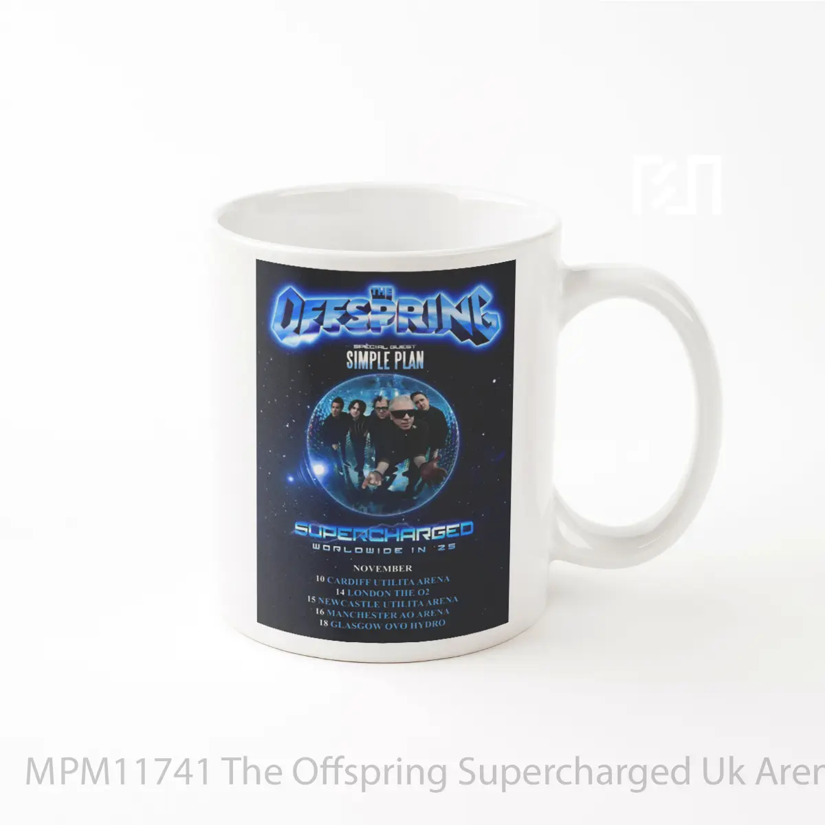 Mug The Offspring Supercharged Uk Arena Tour 2025 MPM11741