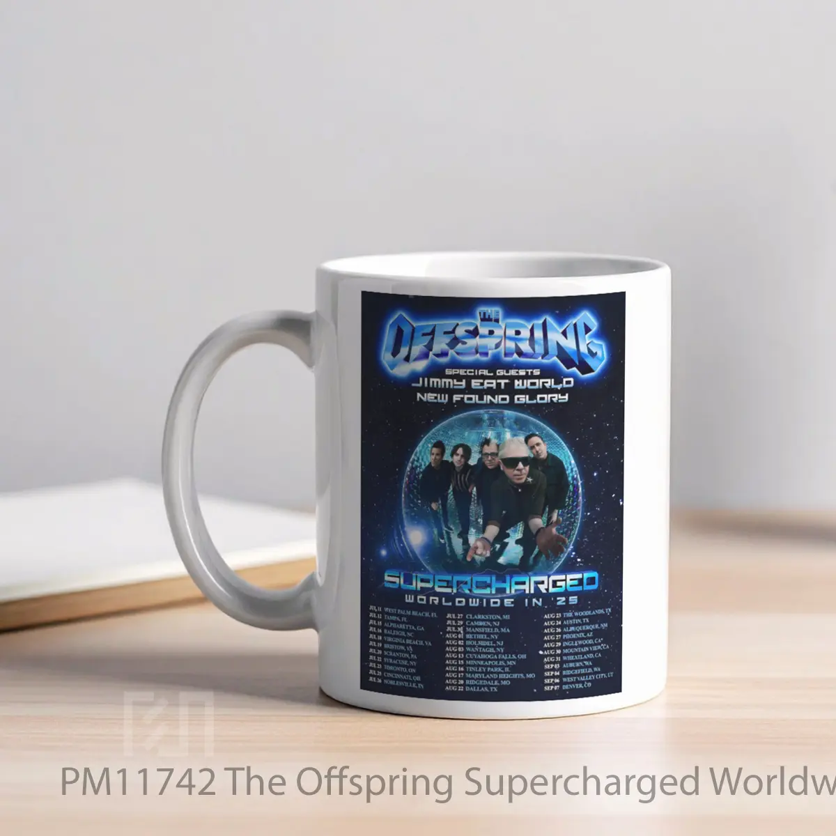 Mug The Offspring Supercharged Worldwide 2025 North Am MPM11742 - All-side / Desain