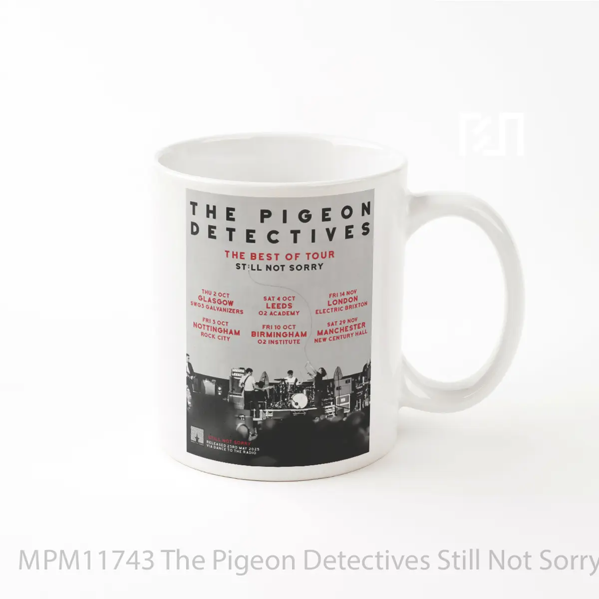 Mug The Pigeon Detectives Still Not Sorry 2025 Uk Tour MPM11743